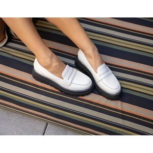 NEW J/Slides leather loafers